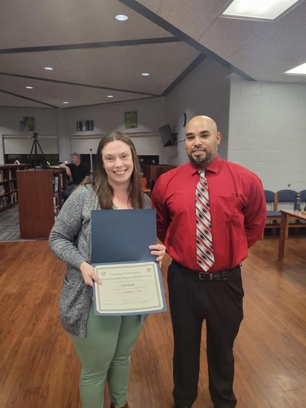 Staff member of the month September - Angela Esposito